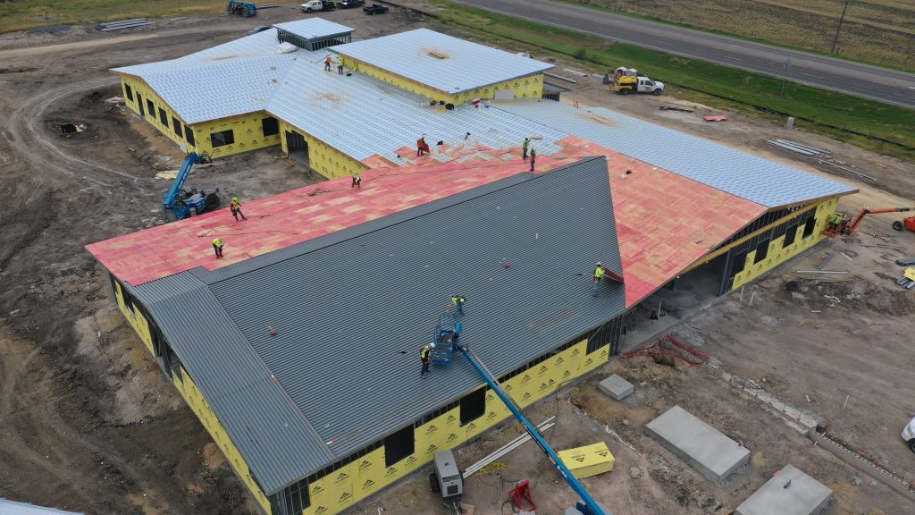 Karnes Electric New Construction Roof